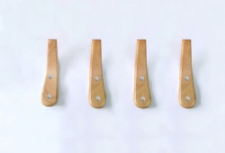 Rubber Wooden Hooks