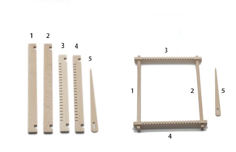 Wooden Kids Weaving Loom