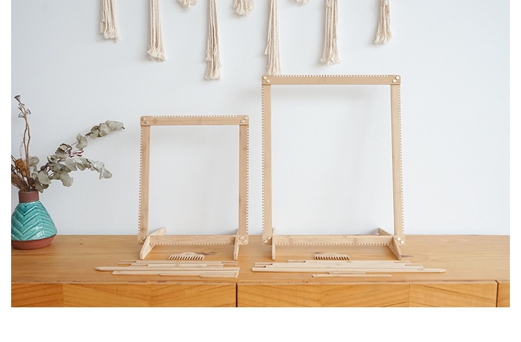 Wooden Standing Weaving Loom