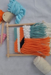 Small Wooden Weaving Loom